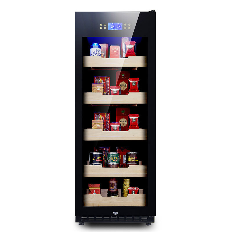尊堡jc308e茶叶柜压缩机制冷恒温柜茶叶冷藏柜保鲜柜红酒柜冰吧实