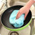 有乐9258厨房可挂式珊瑚绒擦手巾吸水不掉毛不沾油抹布洗碗lq208(绿色 31*38cm)第4张高清大图