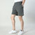 吉普盾  新款速干短裤休闲运动男式五分裤19810(灰色 4XL)第4张高清大图