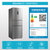 美的(Midea) 258升美的冰箱小型冰箱家用三门电冰箱 风冷无霜 节能静音 BCD-258WTM(E)(258)第9张高清大图