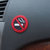 那卡汽车禁烟车贴 车内禁止吸烟车贴 NO SMOKING标志车贴 请勿吸烟警示牌(三个装)第5张高清大图