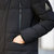 波司登（BOSIDENG）防寒服加长时尚外套连帽长款男士羽绒服保暖加长款B1601517(高级灰8083 180/96A)第5张高清大图