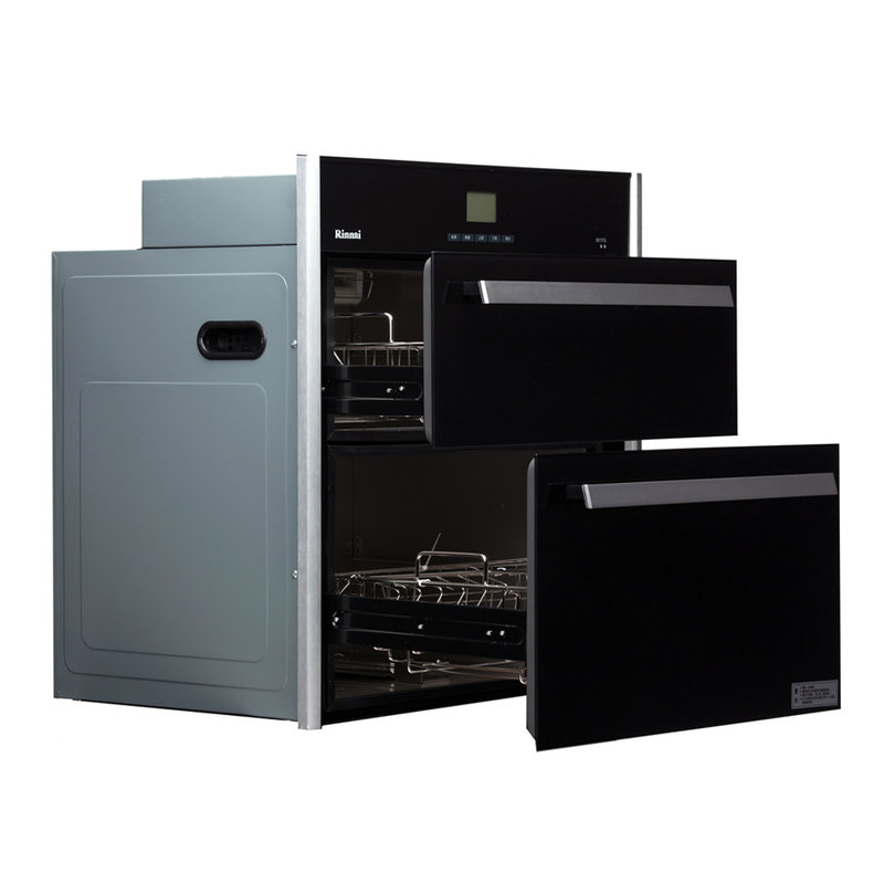 林内(rinnai) 901fg 消毒柜 臭氧 高温分层消毒 智能控制 黑色