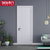 TATA木门 卧室门家用室内门卫生间门木质复合厨房套装门@001S-J降噪门(瓷白色)第2张高清大图