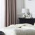 出口日式现代简约一级全遮光窗帘客厅卧室 环保无异味无甲醛(米色)第4张高清大图