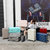 铝框行李箱男学生拉杆箱24寸女旅行箱20寸登（3件/套）(湖蓝色 24寸)第3张高清大图
