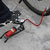 高压车载充气泵单缸汽车打气泵车载气泵汽车用轮胎脚踏便携打气筒 红色(红色)第4张高清大图