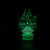 3D小夜灯星球大战裂纹usb插电小夜灯创意七彩工厂直销跨境台灯(绿)第2张高清大图