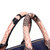 迪阿伦新款蛇纹女士包包欧美时尚女包单肩包优雅手提包女(黑色)第4张高清大图