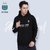 阿根廷国家队商品丨加厚套头黑色卫衣梅西足球迷银狐绒冬季新帽衫(黑色)第4张高清大图