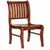 亿景鸿基 实木办公椅木条椅职员椅老板椅实木椅(海棠色 YH-298)第3张高清大图