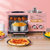 懒人早餐机多功能四合一网红款家用小型三明治早餐烤面包机多士炉(粉色四合一)第2张高清大图