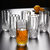 家用无铅玻璃杯子套装欧式威士忌酒杯钻石杯啤酒杯洋烈红酒杯酒具(直身高款钻石杯250毫升(6只))第3张高清大图