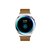 土曼T-Ripple蓝牙智能手表圆形表盘男女商务监测运动防水(银色 皮质腕带款)第5张高清大图