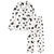 SUNTEKins韩国可爱奶牛睡衣男女生春秋季日系长袖情侣两件套家居服(黑白奶牛-女生款)第4张高清大图