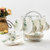 欧式骨瓷咖啡杯英式咖啡具套装个性创意陶瓷茶具套装花茶杯送架子(妖娆(带内花)6杯碟+收纳架+6个钢)第5张高清大图