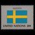 东吴收藏 联合国国旗 邮票 成员国国旗 之七(1983-4（4-4）	瑞典)第3张高清大图