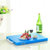 IUPILON厨房用塑料砧板无菌加厚菜板案板切菜板面板刀板用品包邮(蓝色 40x30x3cm)第4张高清大图