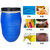 30升大口塑料法兰桶盛水30公斤 大容量储水桶化工桶包装桶可装水60斤抗震耐摔(蓝色)第5张高清大图