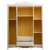 A家家具 欧式衣柜衣橱木质法式卧室整体大衣柜子四门 4门 图片色(衣柜 四门)第5张高清大图