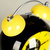 汉时（Hense)卧室时尚简约金属静音闹钟创意学生儿童床头夜灯座钟HA69(黄色-3寸)第4张高清大图