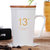 创意欧式陶瓷咖啡杯子套装情侣牛奶风格马克杯(1314白色短款带盖带勺)第2张高清大图