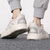 Adidas阿迪达斯男鞋 夏季新款运动鞋轻便舒适慢跑鞋老爹鞋透气减震跑步鞋休闲鞋GZ3814(米白色 44.5)第7张高清大图