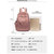 APPLES苹果牛津布双肩包女2020新款韩版百搭大容量休闲旅行轻便尼龙防水背包(粉色)第10张高清大图