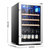奥克斯(AUX)家用迷你单门欧式酒柜冷柜冰吧冷藏柜玻璃展示柜恒温小酒柜 JC-50(黑色 奥克斯75升（冷藏+微冻）)第3张高清大图