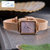 飞亚达集团JV唯路时女士手表学生潮流防水方形玫瑰金石英礼物手表(红色皮带X02060-Q3.PPWLR)第3张高清大图