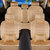 布雷什(BOLISH)夏季冰丝汽车坐垫五座通用四季汽车座垫座垫套(豪华款米色)第2张高清大图