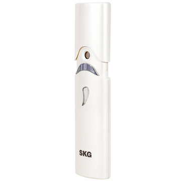 SKG SKJ022 补水保湿雾化纳米美容仪（银白系列，操作简便，24小时呵护补水，您的私家移动美容院）