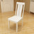 古宜（Guyi） 古宜 烤漆简约现代白餐椅木质休闲餐桌椅子实木电脑椅子书桌椅 现货(G511储藏软包方凳2把)第3张高清大图