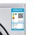 西门子（SIEMENS）洗烘一体 变频滚筒洗衣机 LED显示屏 热风除菌 XQG80-WD12G4M02W(白色 8公斤)第5张高清大图
