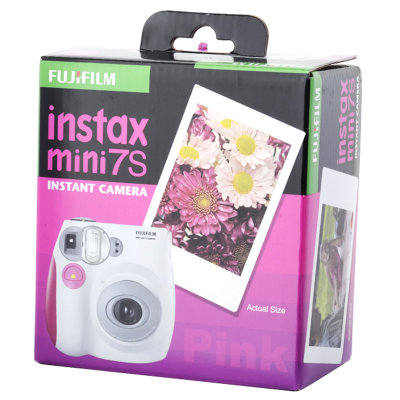 富士instax mini 7S一次成像相机（粉色）