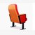 淮杭 礼堂椅阶梯教室用椅子 HH-LY600(红色 金属)第3张高清大图