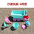 乐佳凡儿童沙滩戏水玩具早教工具挖沙漏铲子玩沙土玩雪亲子互动套装沙滩车玩具礼物 六轮沙滩车（货号：2009）(蓝色 版本)第3张高清大图