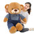可爱背带熊毛绒玩具泰迪熊公仔娃娃女生男生圣诞节生日礼物(蓝色背带熊 100厘米)第2张高清大图