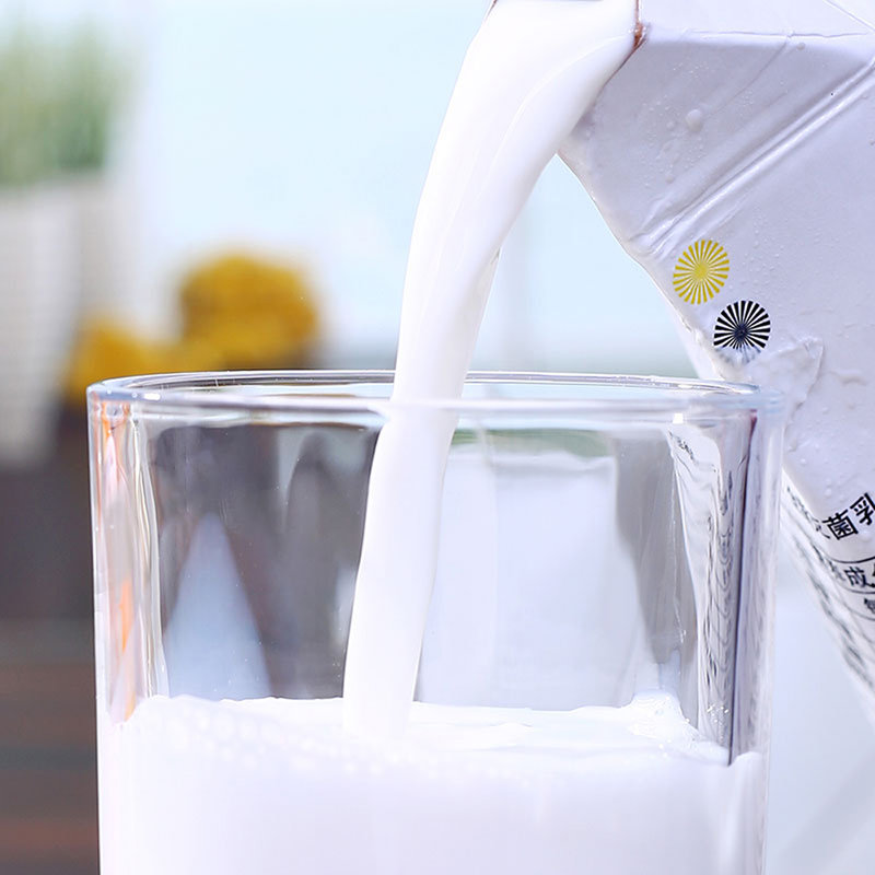 国美自营三元全脂灭菌乳纯牛奶1l