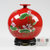 中国龙瓷德化白瓷 *陶瓷工艺礼品瓷 陶瓷装饰 礼品摆件 26cm天地方圆-红（荷花）ZGH0112第3张高清大图