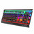 kk4  机械键盘ek812黑轴青轴茶红轴104键电脑吃鸡游戏电竟(黑色 外设)第4张高清大图