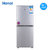 万爱BCD-140升电冰箱家用双门节能冰箱冷藏冷冻箱(拉丝银)第2张高清大图