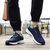 洛尚LS9877   夏季新款网布鞋透气网眼运动户外网鞋情侣透气跑步鞋(蓝色 44)第3张高清大图