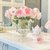 网红轻奢法式大号玻璃水晶花瓶摆件客厅桌面透明水养鲜花插花饰品(蓓蕾A款-小号)第2张高清大图