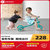 儿童平衡车1-6岁宝宝***滑行车小孩二合一多功能变形滑步自行车(珀尔粉)第2张高清大图