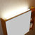 科玛斯橡木浴室镜柜送LED镜灯实木浴室柜带不锈钢毛巾架(栗子色 左镜 60cm长)第3张高清大图