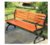 宏莱科    公园椅户外长椅HLK-096广场休闲椅铁艺靠背椅长凳子150*44*73厘米(默认 默认)第3张高清大图