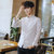 森雷司男士长袖衬衫春秋季条纹休闲衬衣韩版衬衫(白色 L)第3张高清大图