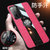 华为P40pro手机壳布纹磁吸指环p40pro超薄保护套P40PRO防摔商务新款(红色磁吸指环款)第3张高清大图