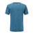 U.S.POLO.ASSN男士雪花波纹V领运动短袖休闲T恤 T342028绣花(蓝色 L)第2张高清大图